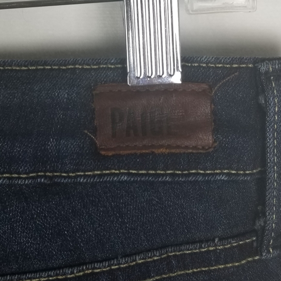 PAIGE Verdugo Ankle Skinny Dark Wash Jeans - Picture 3 of 8